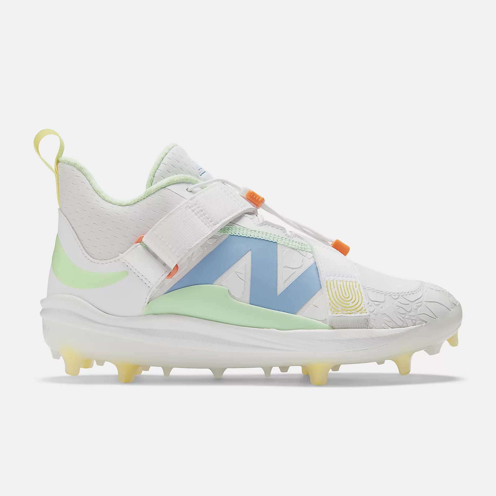 Optic White With Neon Dragonfly And Electric Jade
