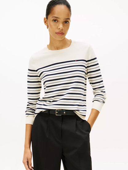 Dark Night Navy / Calico Multi Stripe