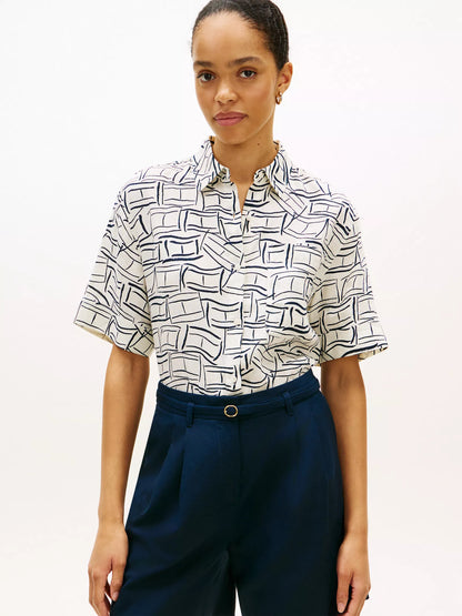 Calico / Navy