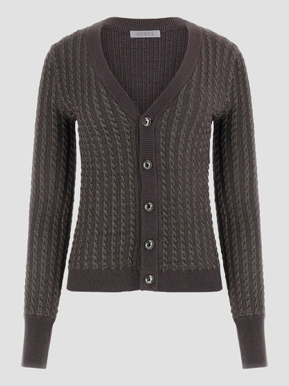 Dark Grey Silver Lurex