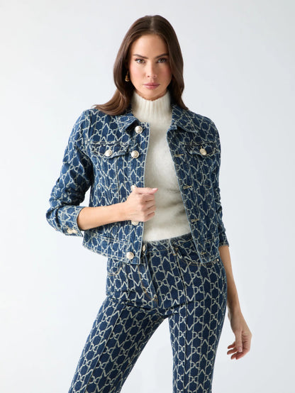 Monogram Jacquard Blue Be