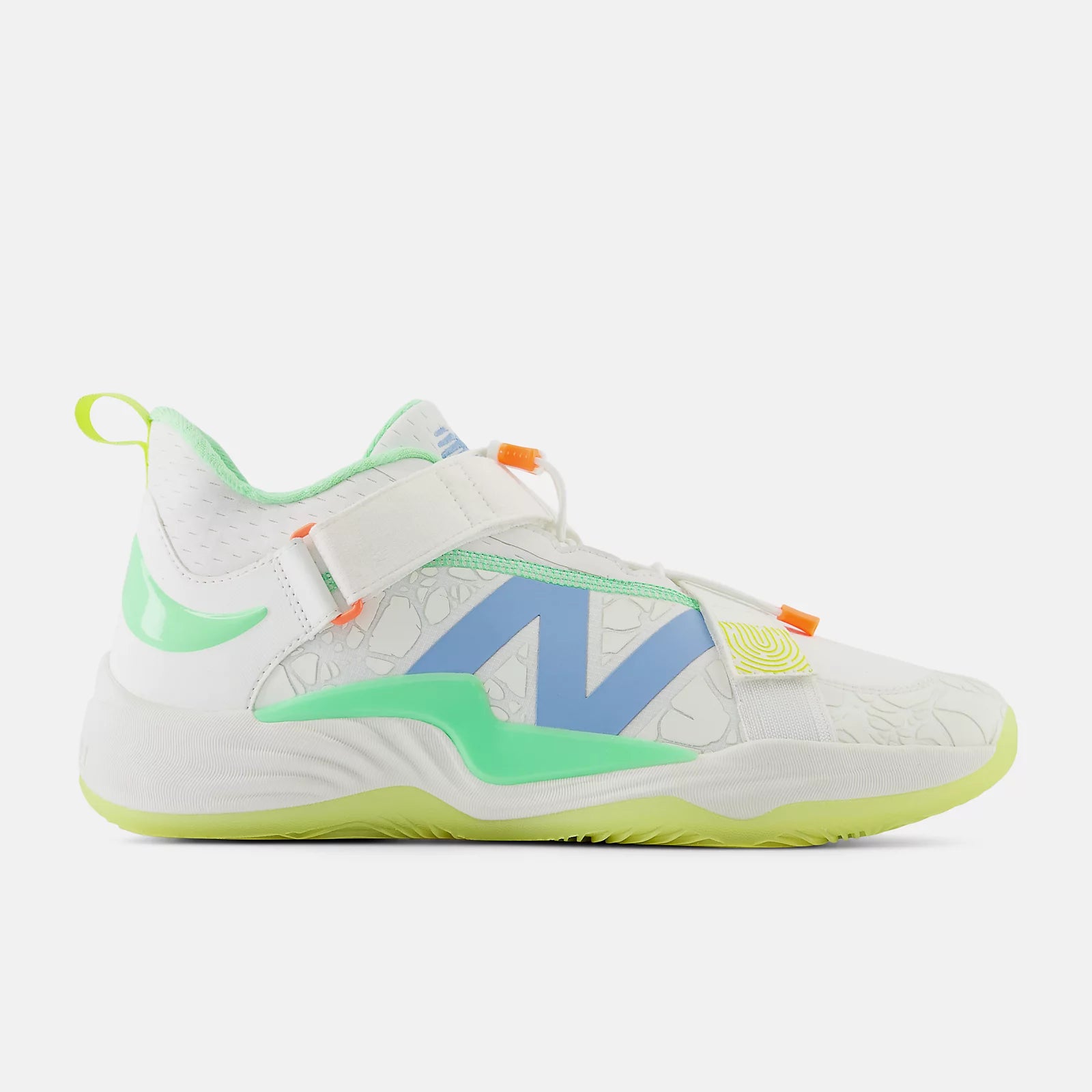 Optic White With Neon Dragonfly And Cosmic Pineapple