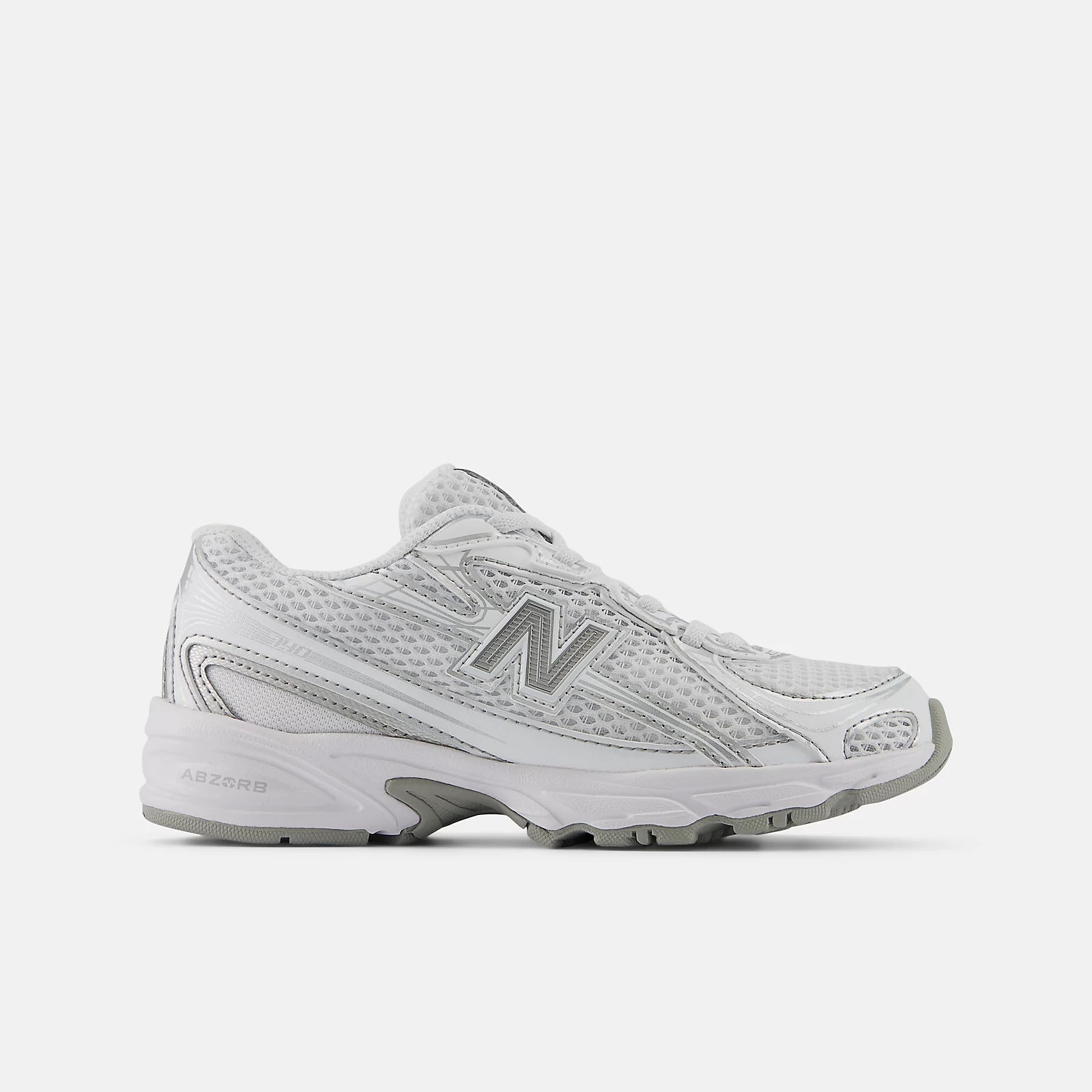 White With Silver Metallic