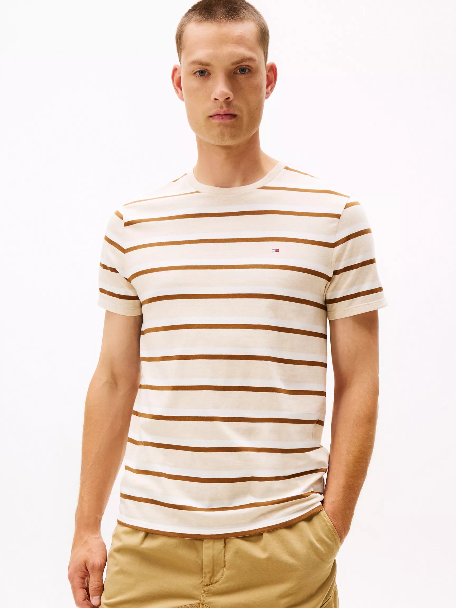 Beige/Brown Stripe