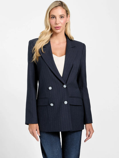 Suiting Blue Pinstripe Co