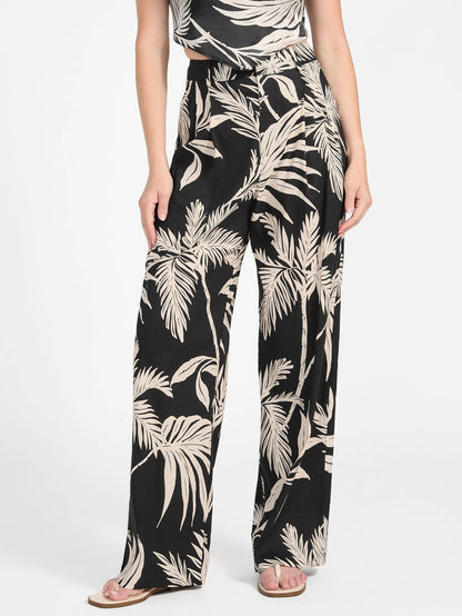 Forest Tropical Blk Print