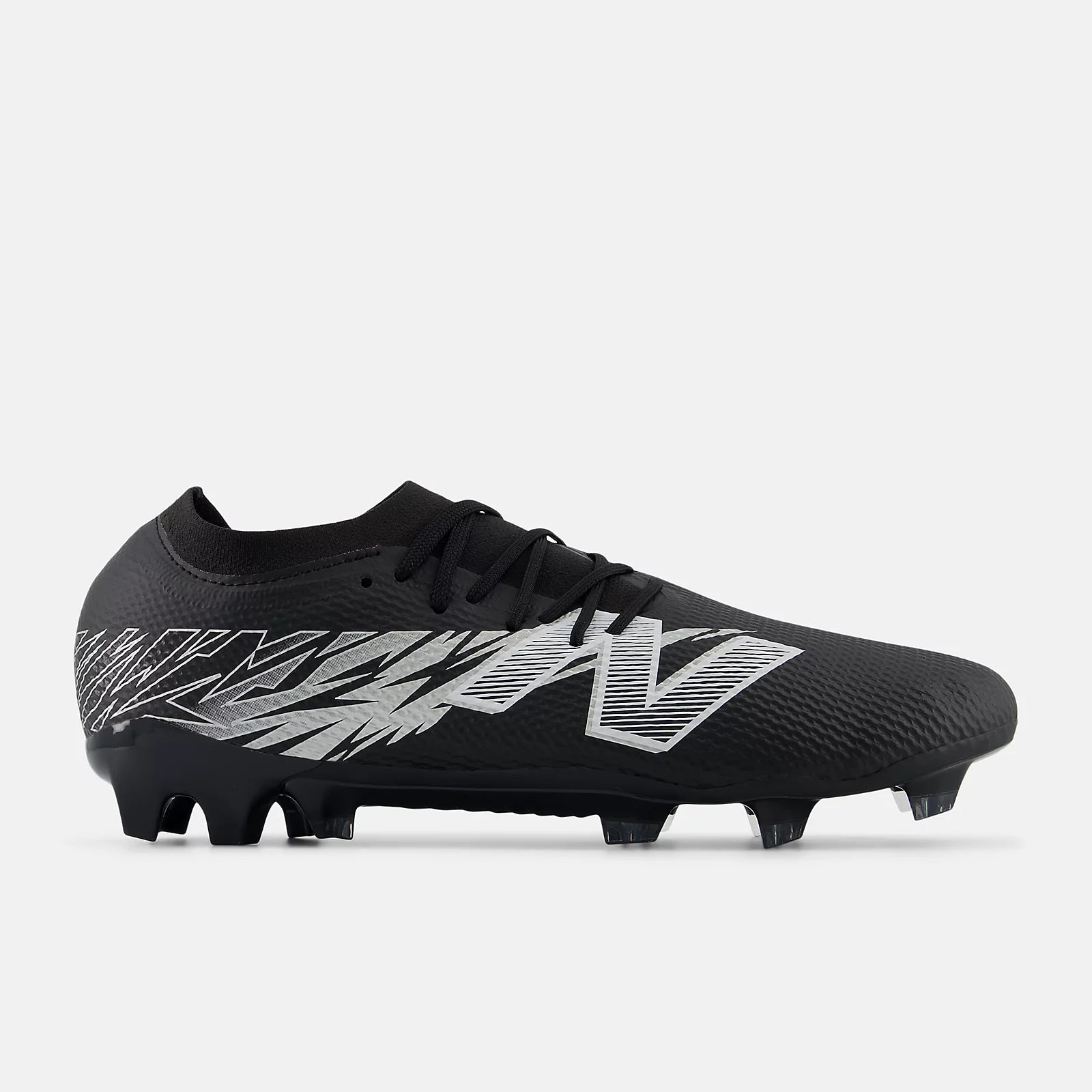 Black 100 With Metallic Silver 877 C And White