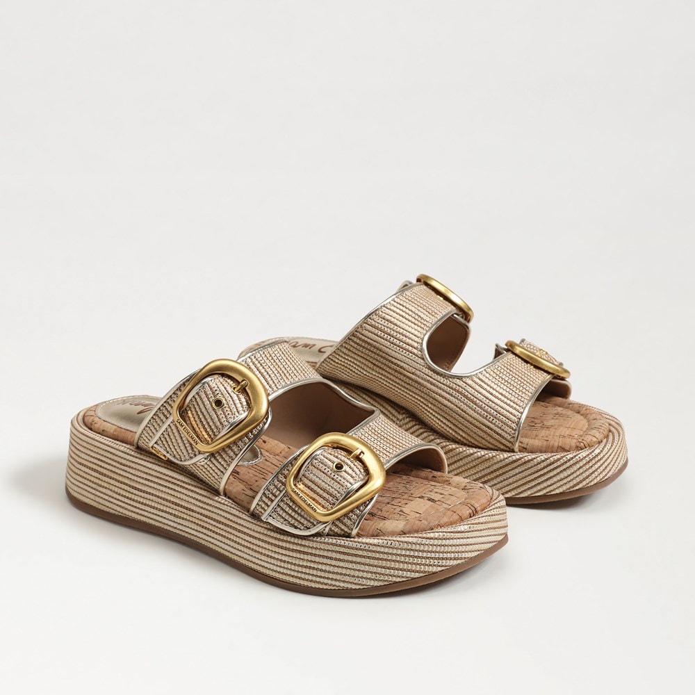 Sunny Gold Faux Raffia