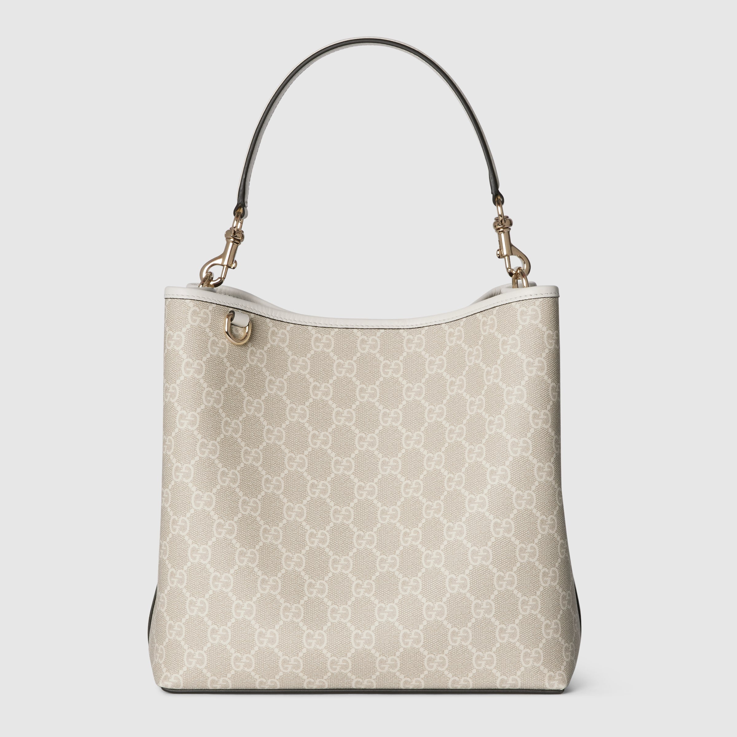 tejido beige y blanca