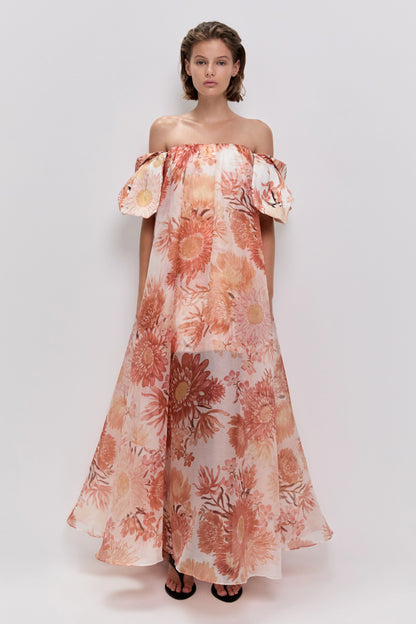 RUST NATIVE FLORAL