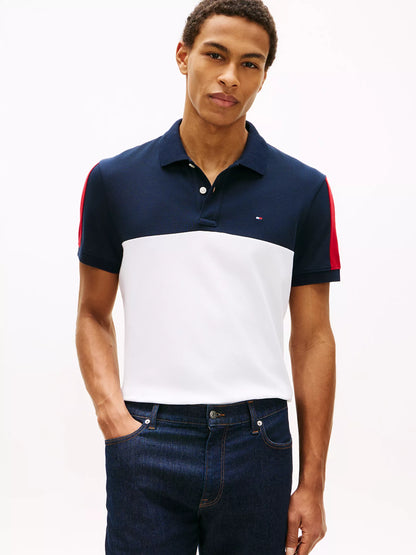 Optic White/Navy Colorblock