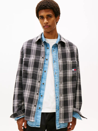Washed Black Check