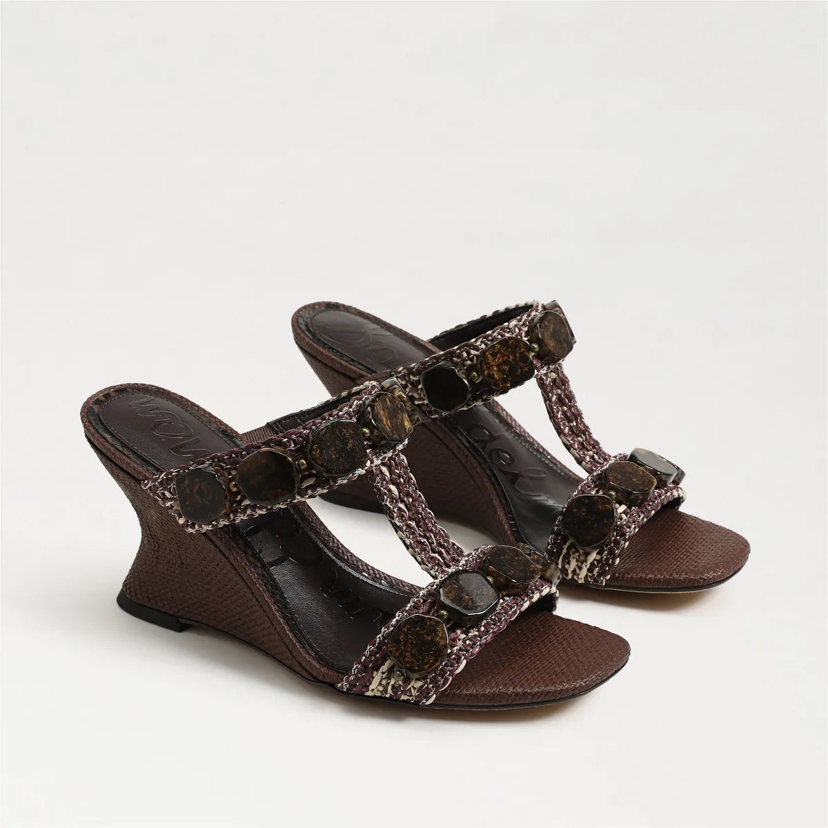 Mocha Multi Faux Raffia