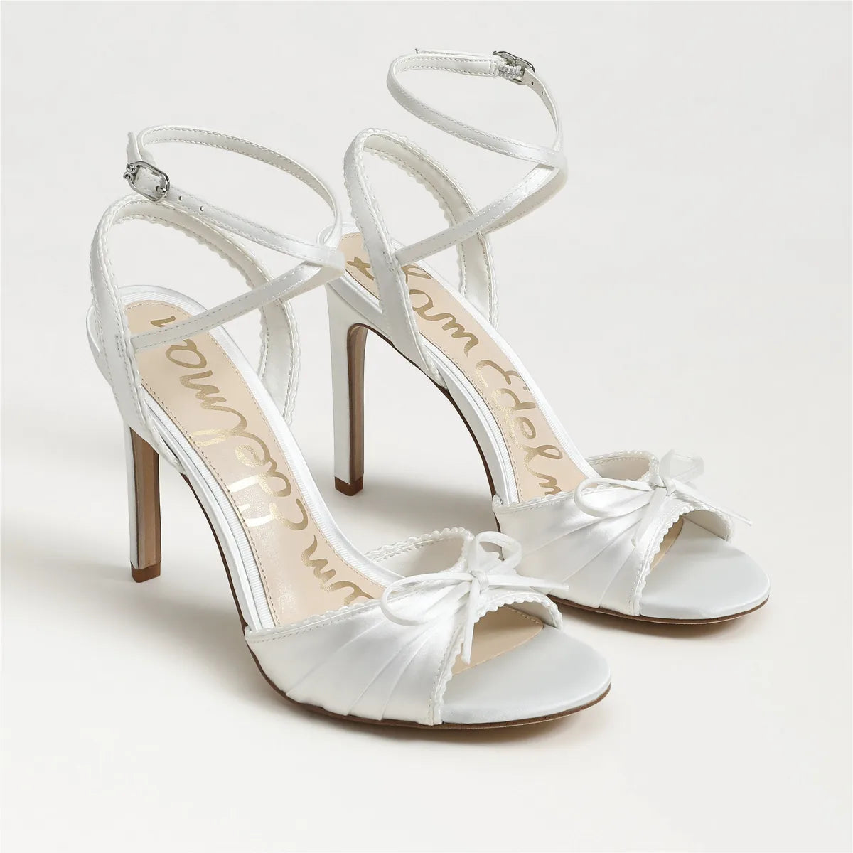Bright White Satin Fabric