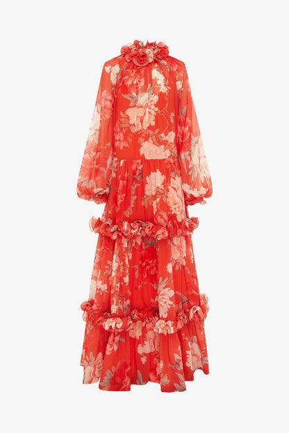 Saffron Peony Print