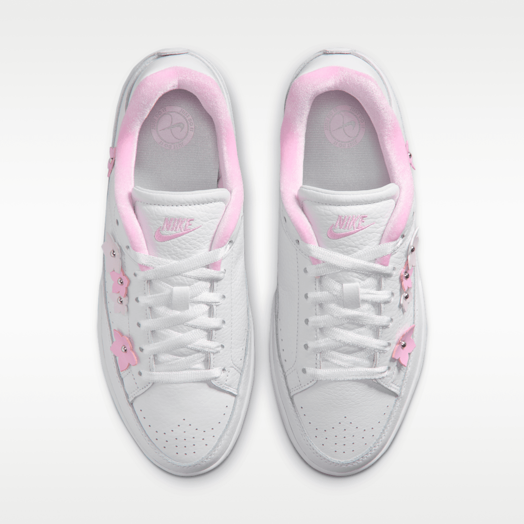 White/Bleached Lilac/Metallic Silver/Pink Rise