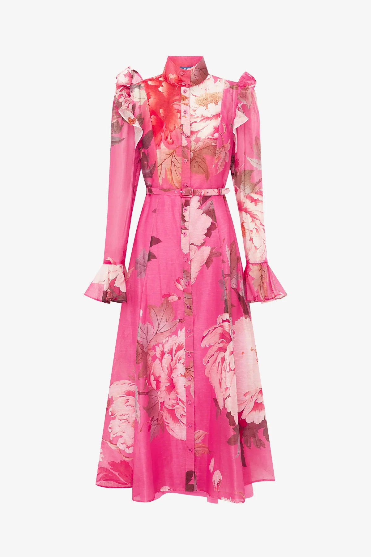 Peony Print in Fuchsia