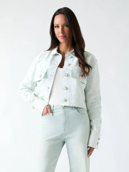 Light Wash Denim Lace