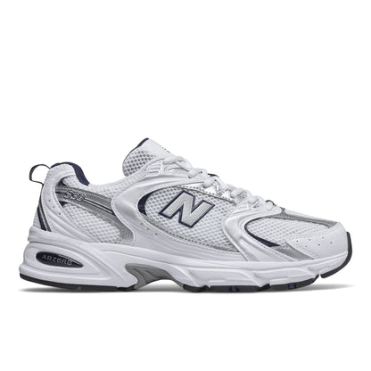 White With Natural Indigo