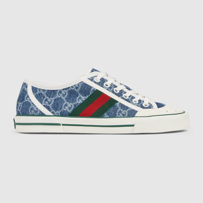 denim azul con GG