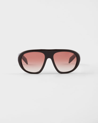 Lentes con degradado rosa empolvado
