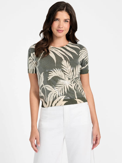 Forest Tropical Print Gre