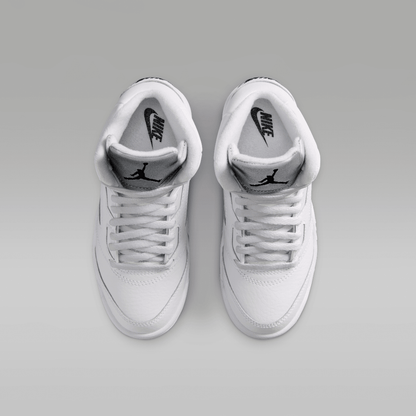 White/Metallic Silver/Black