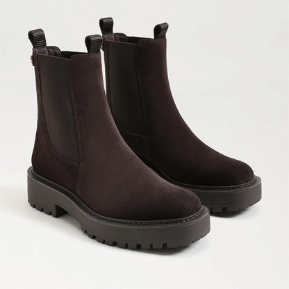 Chocolate Brown Suede