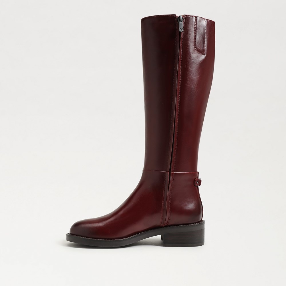 French Burgundy Leather