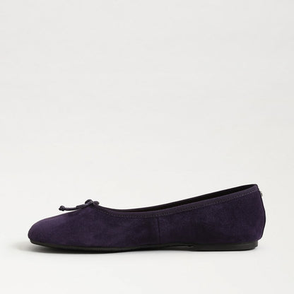Deep Violet Suede Leather