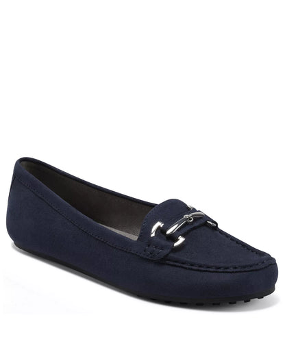 Navy Faux Suede
