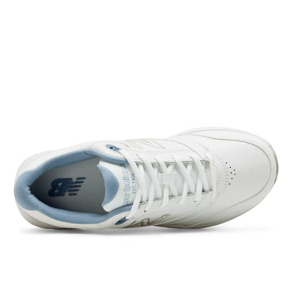 White With Blue