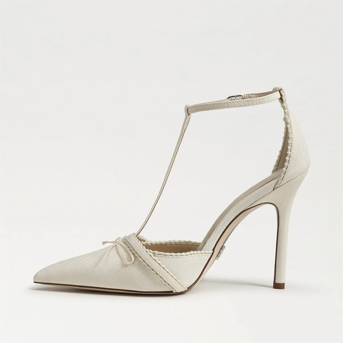 Modern Ivory Satin Fabric