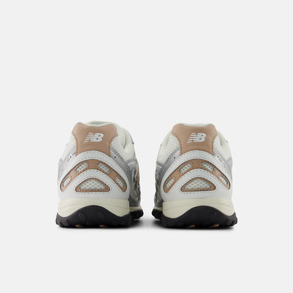 Silver Metallic With Flat Taupe