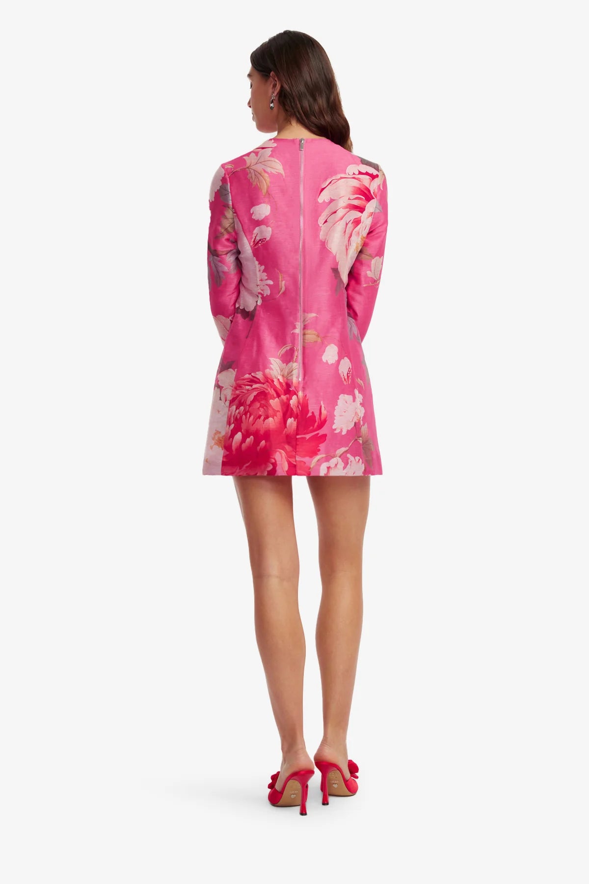 Peony Print in Fuchsia