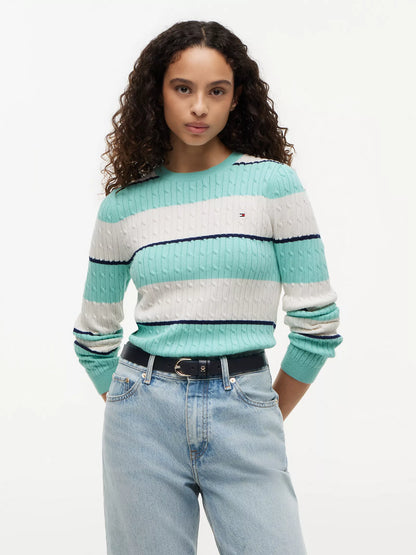Mint Green Stripe
