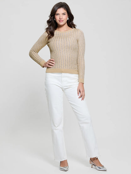 Safari Tan Gold Lurex