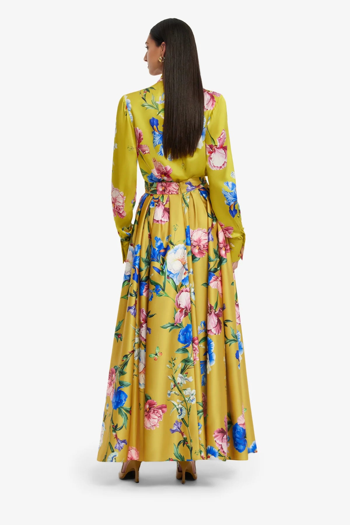 Garden Print in Mustard