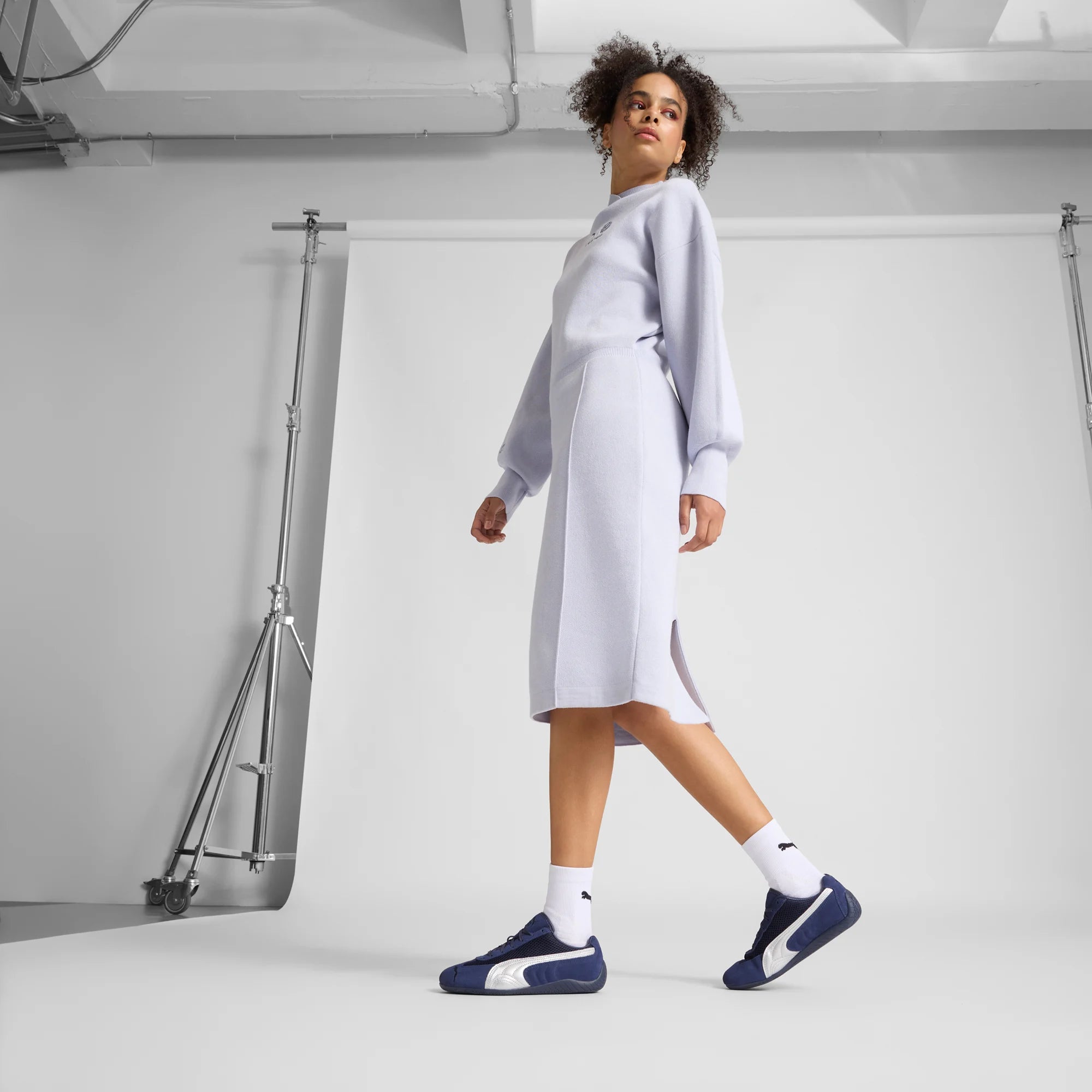 PUMA Navy-Matte Silver