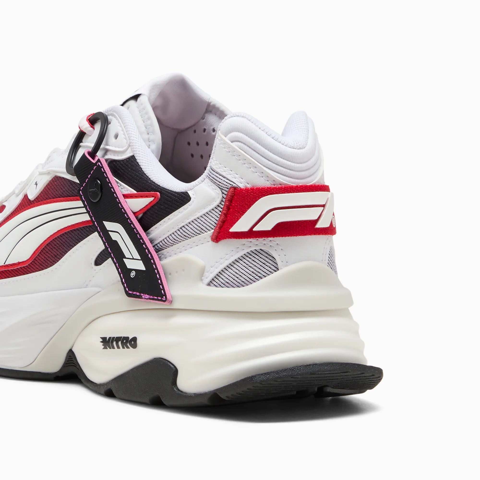 PUMA White-Pop Red
