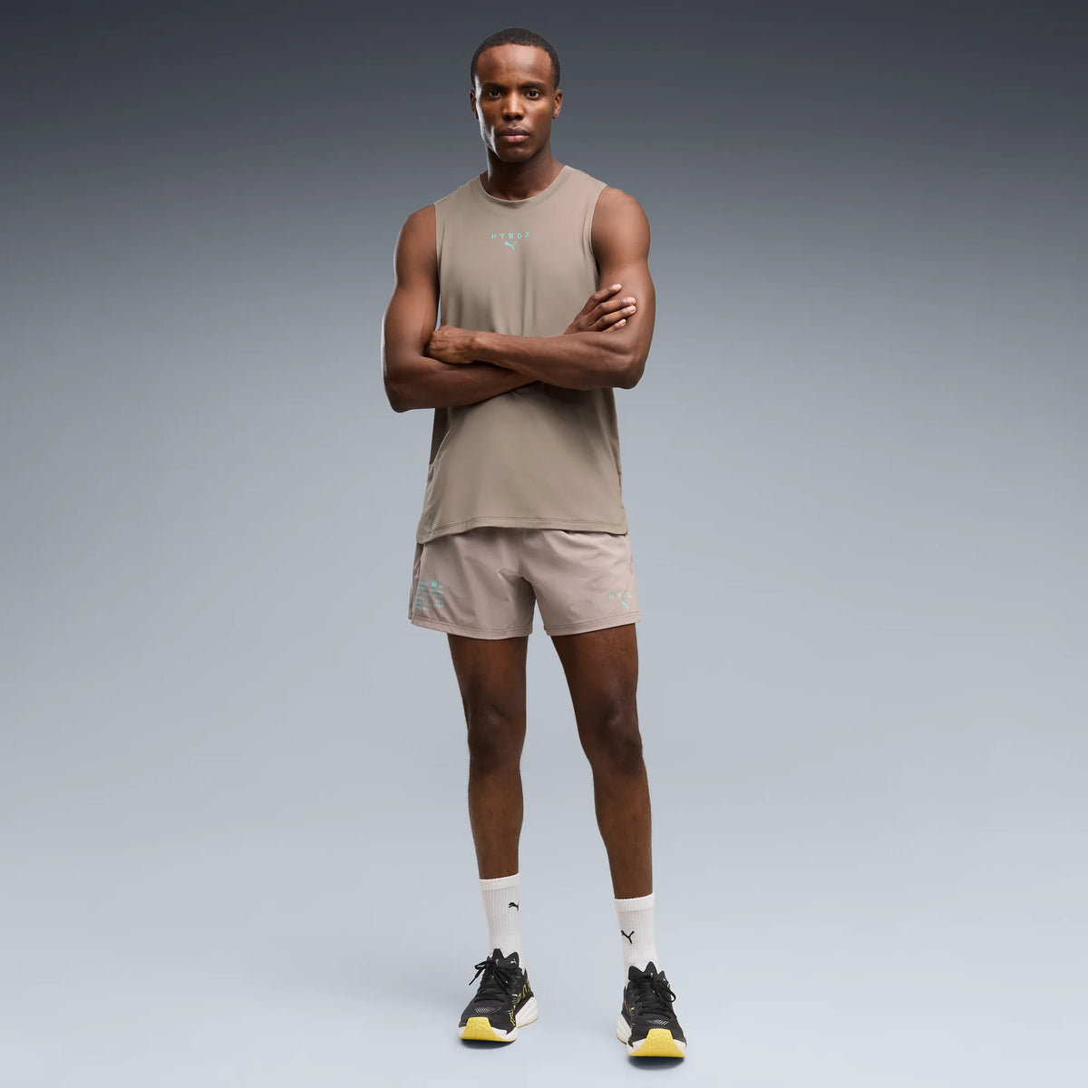 PUMA Black-Vibrant Yellow