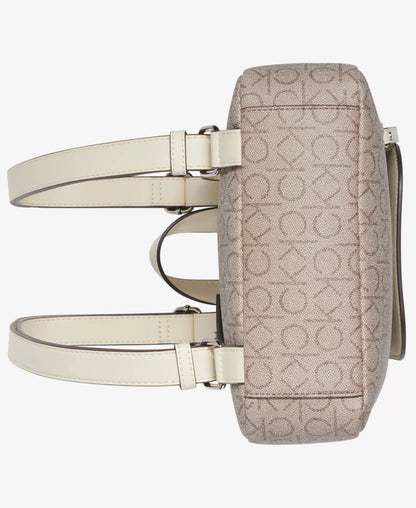 Almond Taupe/White
