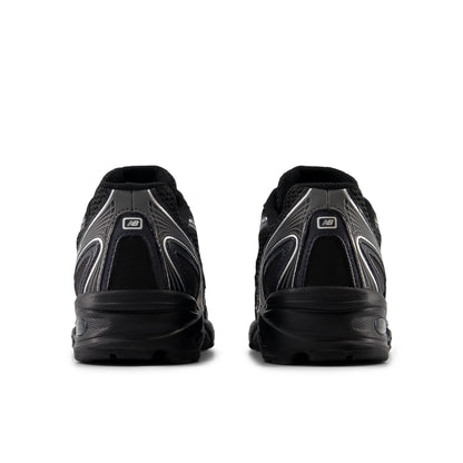 Black With Silver Metallic