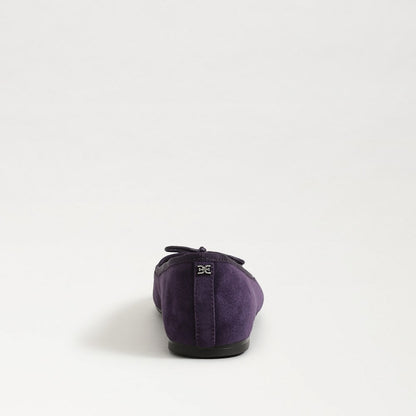 Deep Violet Suede Leather