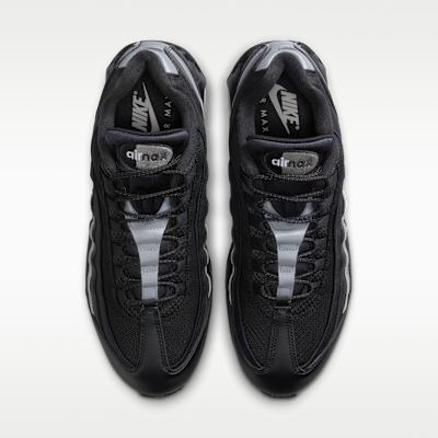 Black/Black/White/Metallic Silver