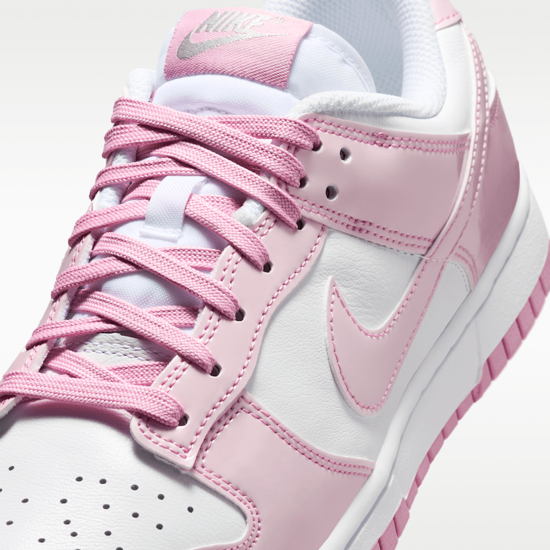 White/White/Metallic Silver/Pink Rise