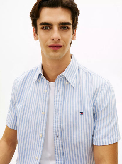 Cloudy Blue/White Stripe