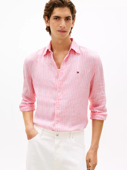 Classic Pink/White Stripe