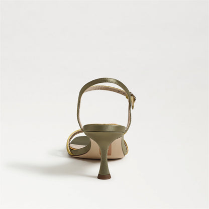 Light Olive Satin Fabric