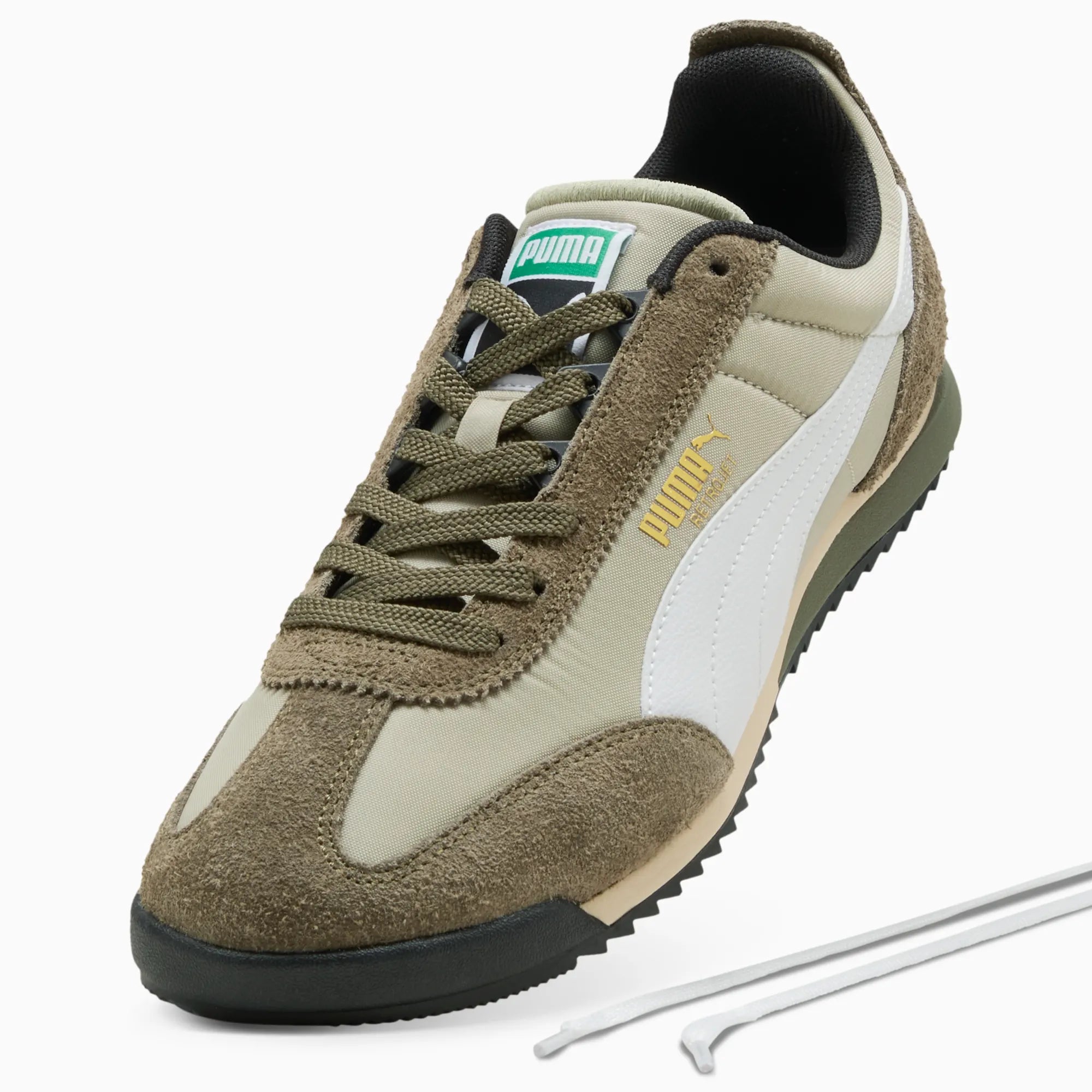 Pebble Gray-PUMA White-PUMA Black